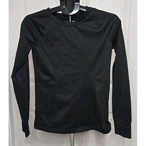 Eddie Bauer Women's Medium Hyperlayer Long-Sleeve Crew Shirt With Thumb Holes